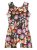 EQSJIU Girls Leotards For Gymnastics Biketard With Shorts Black Albizia Floral S