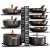 MUDEELA Pots and Pans Organizer Rack under Cabinet 14.55in Height