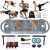 HOTWAVE Push Up Board, Foldable PushUp Board, Portable 20 in 1 Push Up Bar