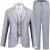 Boys Suits Kids Light Gray Suits for Boys Wedding Ring Bearer Christmas Outfits