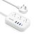 BESTEK US to UK Travel Plug Adapter: Type G Adapter with 3 AC Outlets and 4 USB