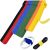 80pcs Cable Ties Reusable Multicolor Wire Ties Cable Management Cord Ties Reusab