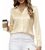 Damipow Satin Silk Button Down Shirt for Women Dress Shirts Long Sleeve Blouses