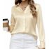 Esabel.C Mens Polo Shirts Short Sleeve V-Neck Cotton Breathable Stretch Golf Pol