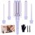 Waver Curling Iron Wand – BESTOPE PRO 5 in 1 Curling Wand Set with 3 Barrel Hair
