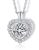 MomentWish Heart Necklace, Sparkling Gift for Her