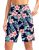 Viodia Women’s 9″ Long Swim Board Shorts with Pockets High Waisted Beach Swimsui