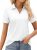 MAGCOMSEN Women’s Polo Shirts UV Protection UPF 50+ Quick Dry Golf Shirts Lightw