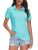 TACVASEN Womens Dry Fit Polo UPF 50+ Golf Shirt Short Sleeve Sun Protection Tops