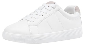 Vepose Women’s White Beige Casual Low Top Walking Sneakers, Size 7, 8013