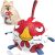 QDAN Dog Toy Balls, Dog Soccer Ball with Straps