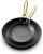 imarku Cast Iron Skillets, 8 & 12 Inch Non Stick Frying Pans with Honeycomb Text