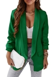 KIRUNDO Blazers for Women Oversized Business Casual 2026 Spring Fall Fashion Lon