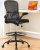 ErGear Drafting Chair, Standing Desk Chair with Flip-Up Armrests