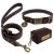 Wisedog Waterproof Dog Collar and Leash Set