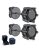 MomentWish Black Moissanite Earrings for Men 925 Sterling Silver Dimond Earrings