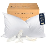 BHZ Goose Down Feather Pillows Queen Size