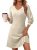 Dokotoo Long Sleeve Dress for Women Fall Winter Clothing 2026 A Line Knit Sweate