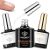 modelones 3 Pcs Top Coat Builder Nail Gel with Gel Base
