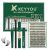 KEYYOU Lash Extension Kit DIY 300Pcs Lash Clusters Kit 40D 0.07 D Curl 9-18MIX E