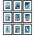 Vittanly 8×10 Picture Frames Set of 9