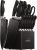 Amorston Knife Set, 15 Pieces Knives Set for Kitchen Knife Set with Block and Sh