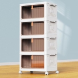 YFXCVSL 4 Tier Plastic Storage Bins with Lid 23QT: 41% Off