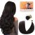DOORES I Tip Hair Extensions, Dark Brown