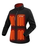 Venustas Women’s Fleece Heated Jacket with Battery Pack