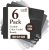 Cooler Kitchen Extra Thick Flexible Plastic Cutting Board Mats with Food Icons &