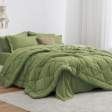 Love’s cabin King Size Comforter Set Olive Green