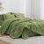 Love’s cabin King Size Comforter Set Olive Green
