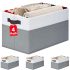 BEDELITE Dual Layer 4 Inch King Size Memory Foam Mattress Topper