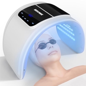 Red-Light-Therapy-for-Face，Led Face Mask Light Therapy Red & Blue Rejuvenation T
