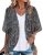 Women’s Kimono Beach Coverups Sheer Chiffon Cardigan Casual Loose Open Front Blo