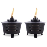 TIKI Mini Fire Pit Tabletop Torch 2-Pack