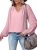 Dokotoo 70s Outfits for Women Chiffon Blouses V Neck Long Sleeve Shirts for Wome