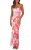 PRETTYGARDEN Adjustable Straps Sleeveless Summer Dresses for Women 2026 Floral M