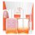 modelones Nail Strengthener Clear Gel Top Coat Nail Polish Cuticle Oil Pen Pink