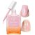 modelones Nail Strengthener Glitter Pink Nail Polish Nail Repair for Damaged Nai