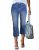 Luvamia High Waisted Cropped Jeans for Women