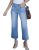 luvamia Wide Leg Jeans for Women Trendy High Waisted Flare Jeans Cropped Denim P