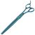 Fenice Totem Dog Grooming Scissors: Blueish Green 7.5 inch Professional Pet Chun