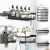NESOMI Shower Caddy Adhesive Shower Organizer 7-Pack