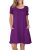KORSIS Summer Dress for Women Casual T-Shirt Short Sleeve Dresses Swing Flowy La