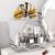 YIWANFW Perfume Organizer for Bedroom Dresser- Sliver Makeup Organizers for Vani