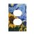 Vintage Abstract Blue Starry Sunflower Single Duplex Wall Plate Covers Light Swi