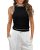 MIHOLL Womens Tank Tops Summer Sleeveless Basic Cami Top Shirt Fashion Slim Knit