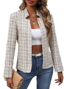 Mina Self Casual Blazers for Women Winter Business Work Fashion Trrendy