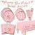 Rose Gold & Pink Sweet 16 Birthday Bundle: Party Supplies Set with paper Plates